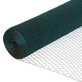 Plastic Coated Chicken Wire, Green Chicken Wire Mesh