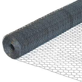 Hotbest Chicken Wire Mesh Roll,Hexagonal Chicken Wire Fence Netting,Floral Chicken Wire, Home and Garden Use, Size: 35cm *4CM, Silver