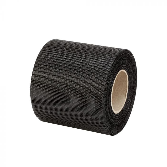 10cm wide x 30m roll - PVC coated fiberglass Soffit - Mesh Direct
