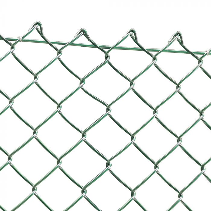 Green Pvc Coated Chain Link Fencing 240cm 8ft High Green Pvc Coated Chain Link Fencing 240cm 8ft High