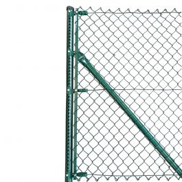 Green Pvc Coated Chain Link Fencing 180cm 6ft High Green Pvc Coated Chain Link Fencing 180cm 6ft High