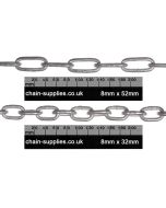 Hot Dip Galvanised Chain 8mm